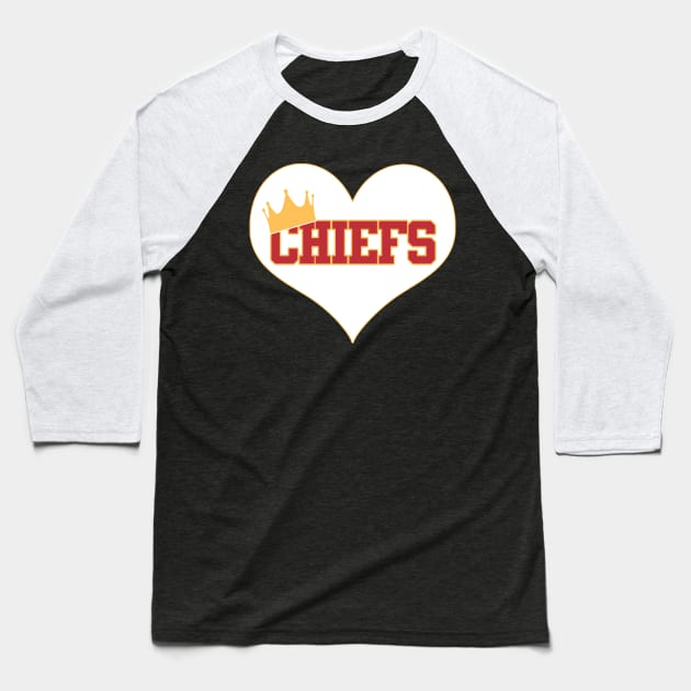 Chiefs Baseball T-Shirt by FootballBum